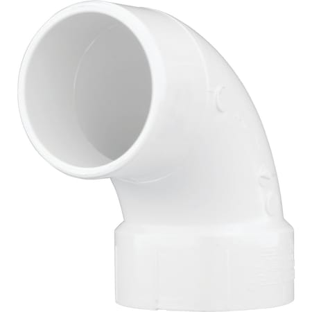 Charlotte Pipe And Foundry 3 In. Schedule 30 90 Deg. DWV PVC Street Elbow 1/4 Bend PVC 01302  0600HA